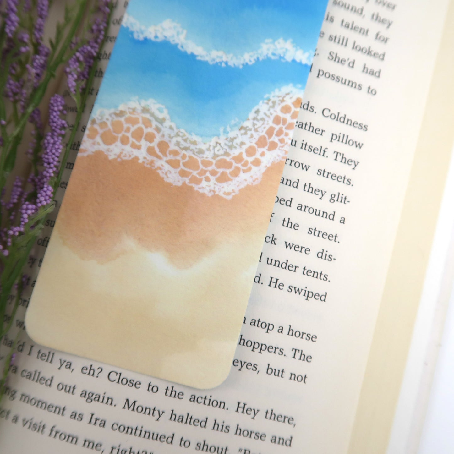 Beach Foam Bookmark