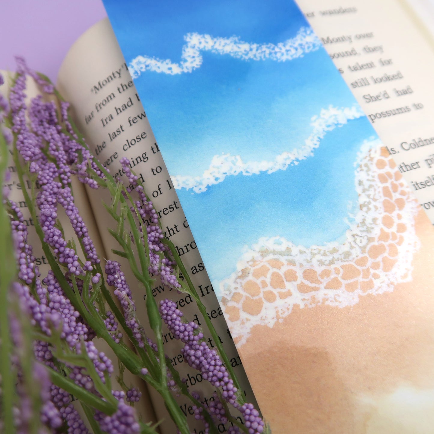 Beach Foam Bookmark
