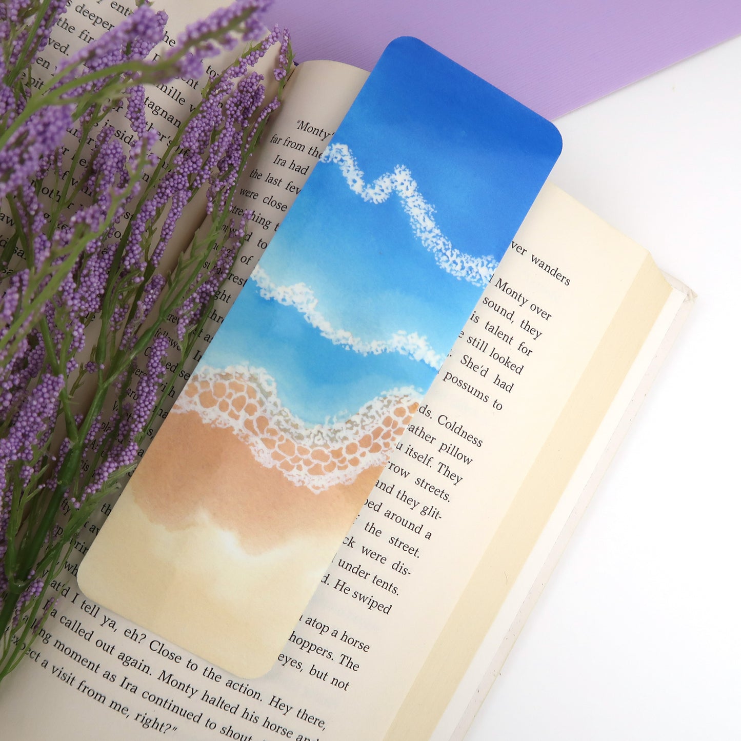 Beach Foam Bookmark