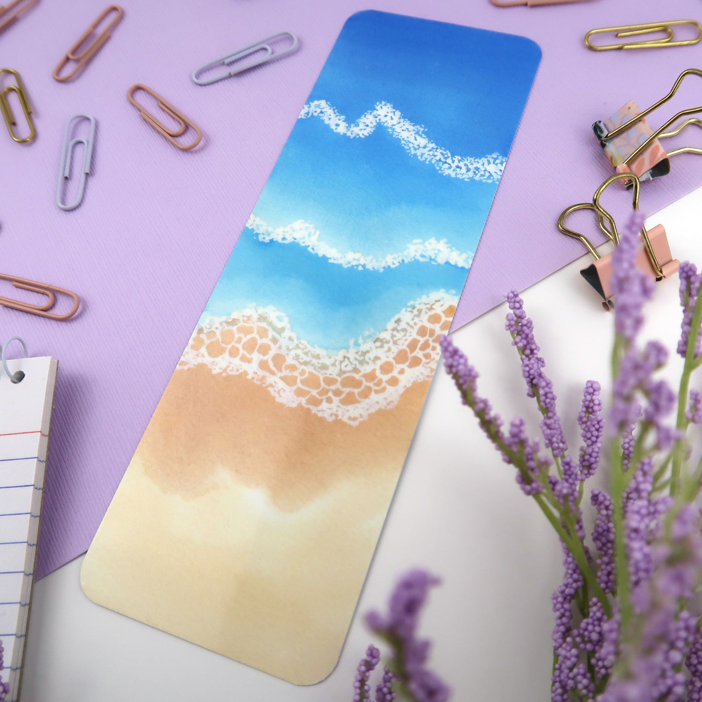 Beach Foam Bookmark