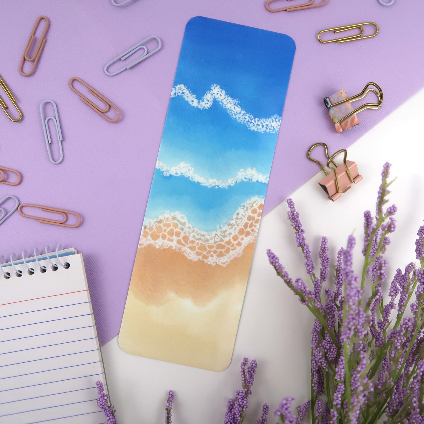 Beach Foam Bookmark