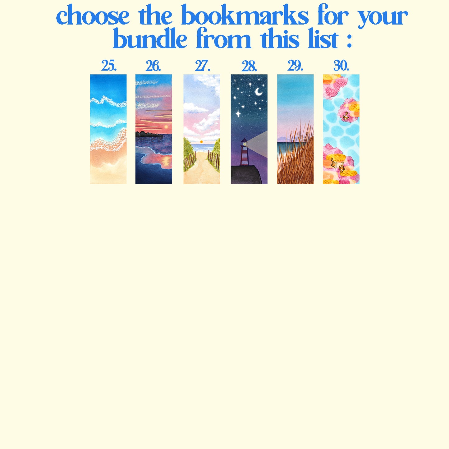 Build Your Own Bookmark Bundle