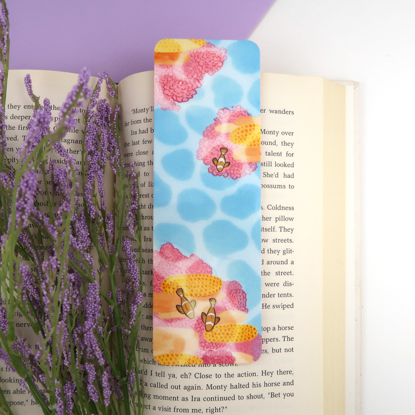 Coral Reef Beachy Bookmark