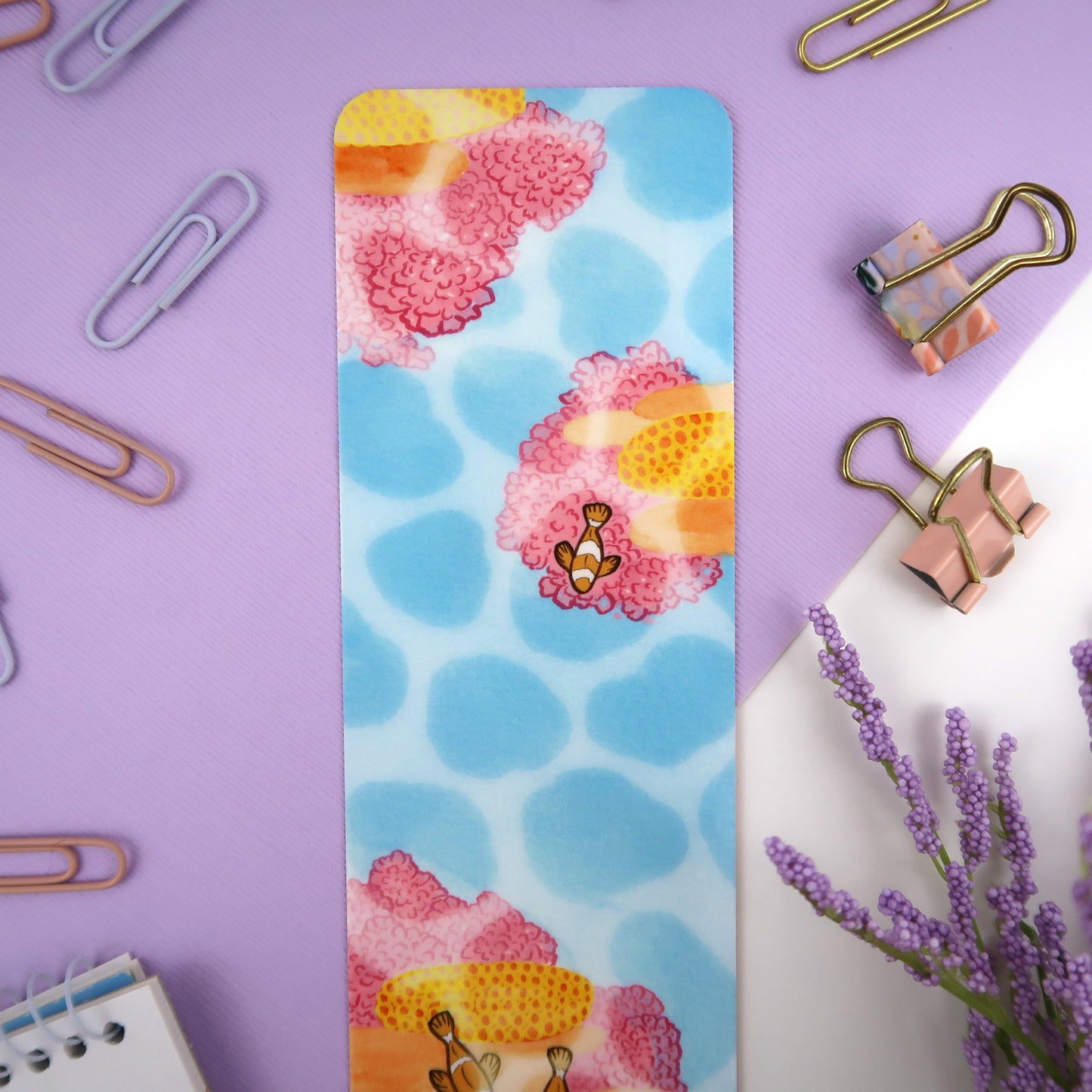 Coral Reef Beachy Bookmark