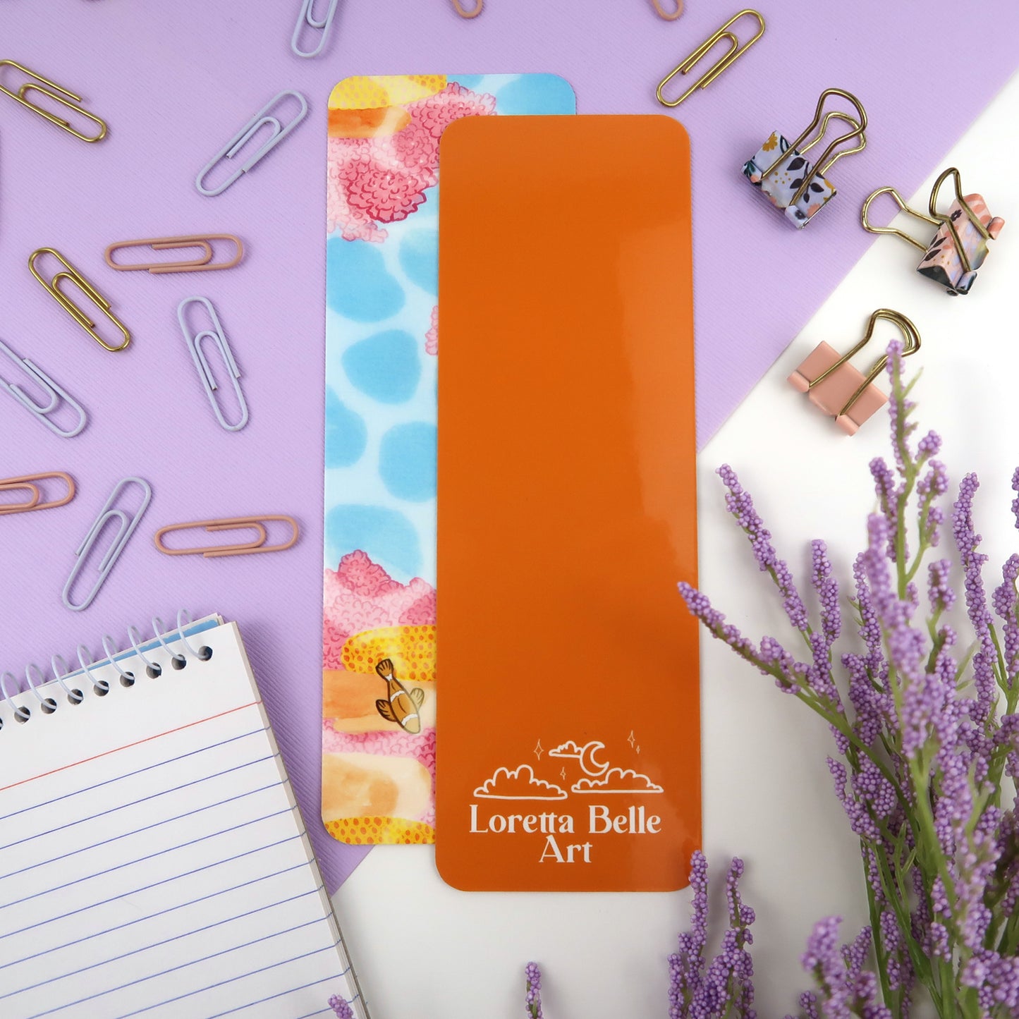Coral Reef Beachy Bookmark