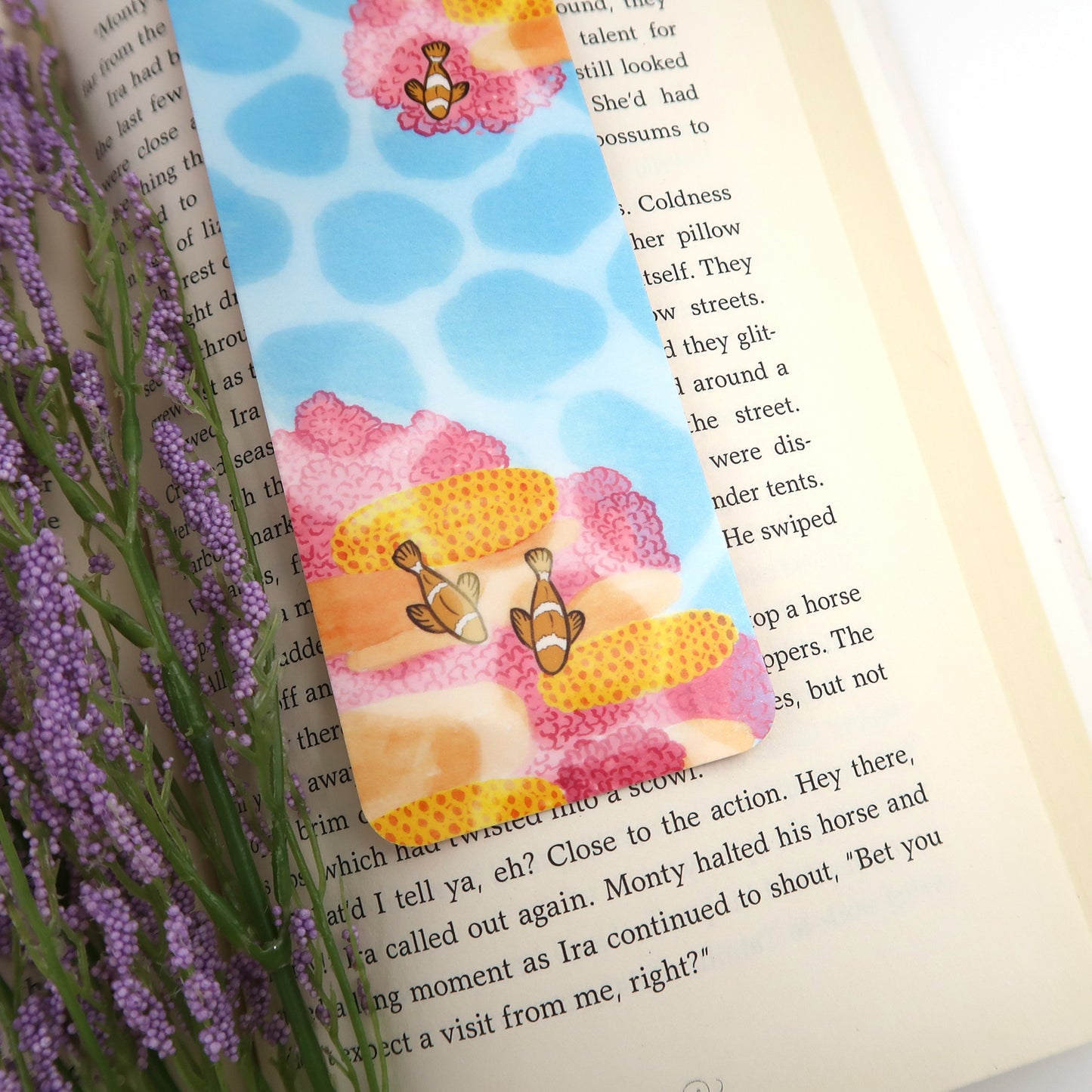 Coral Reef Beachy Bookmark