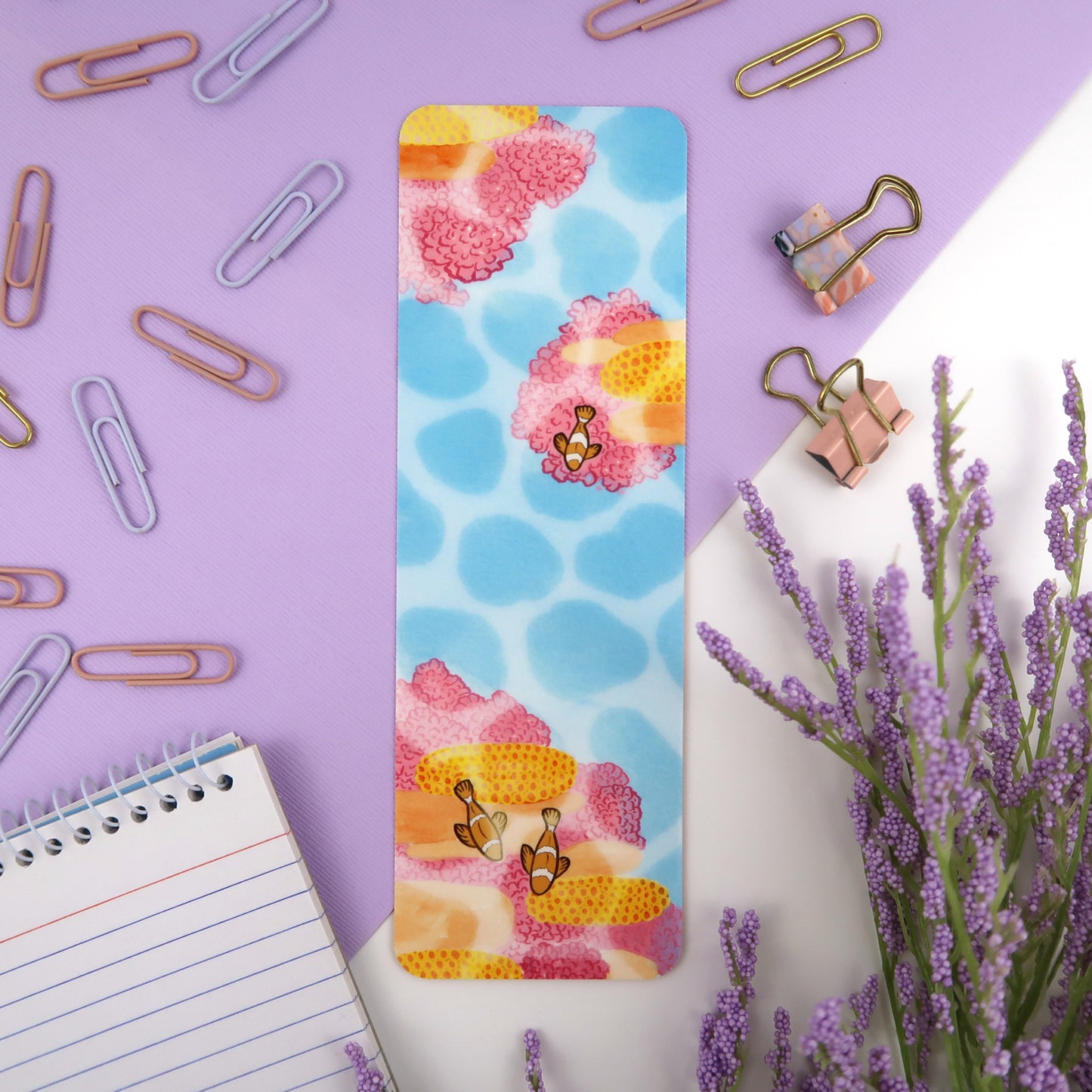 Coral Reef Beachy Bookmark