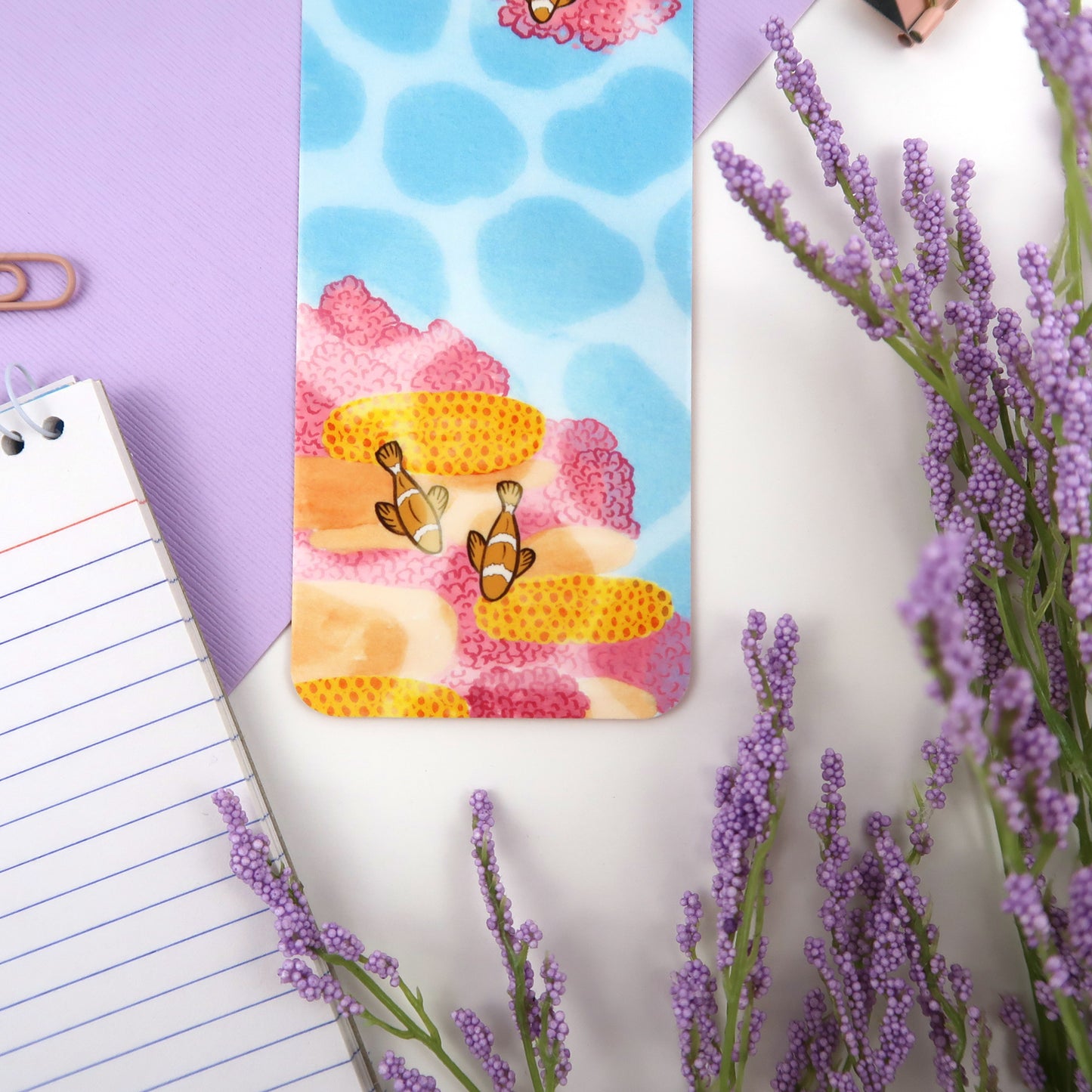 Coral Reef Beachy Bookmark