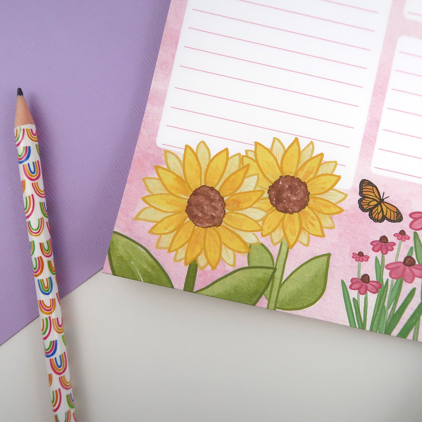 Fall Flowers Daily Planner - Stationery