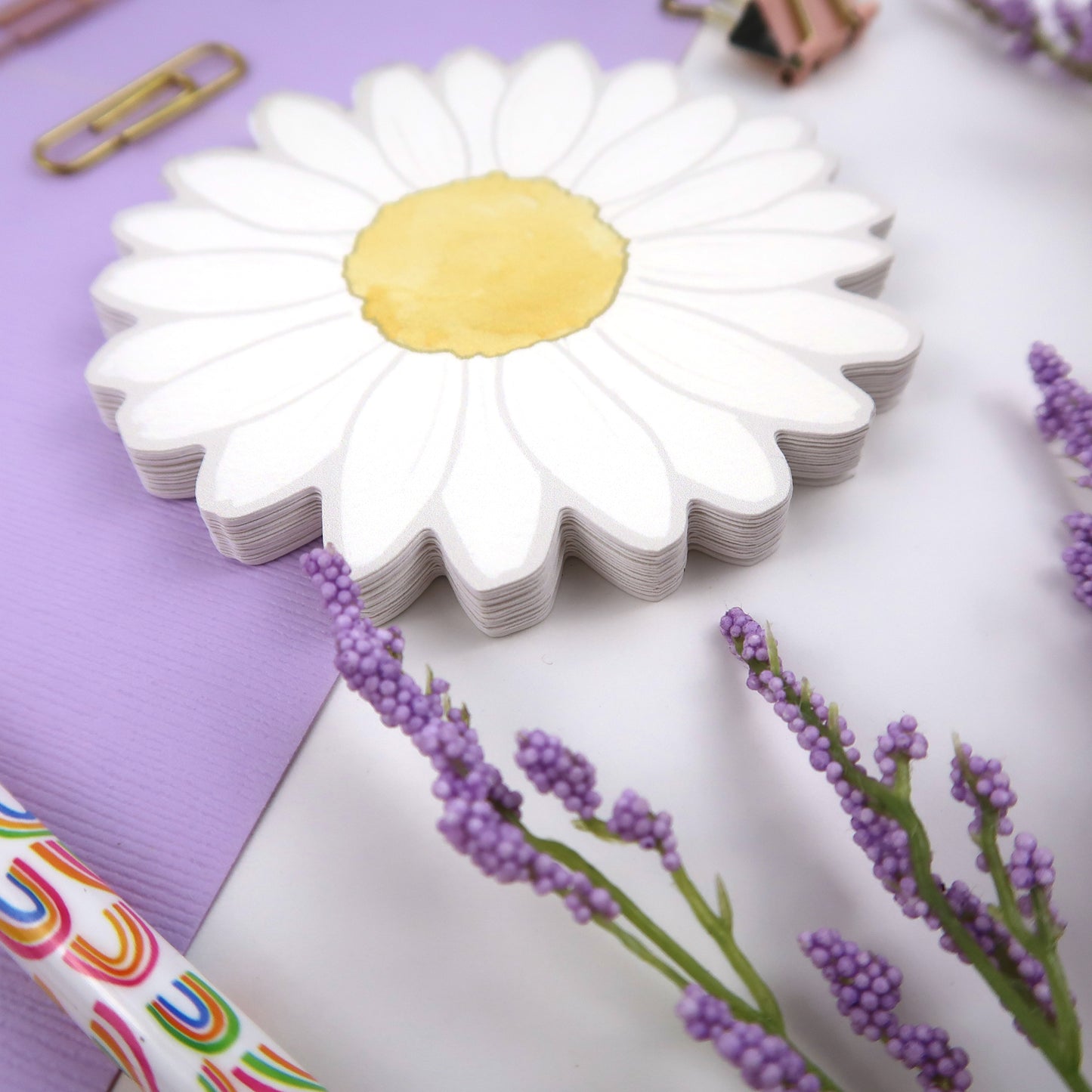 Daisy Shaped Memopad - Stationery