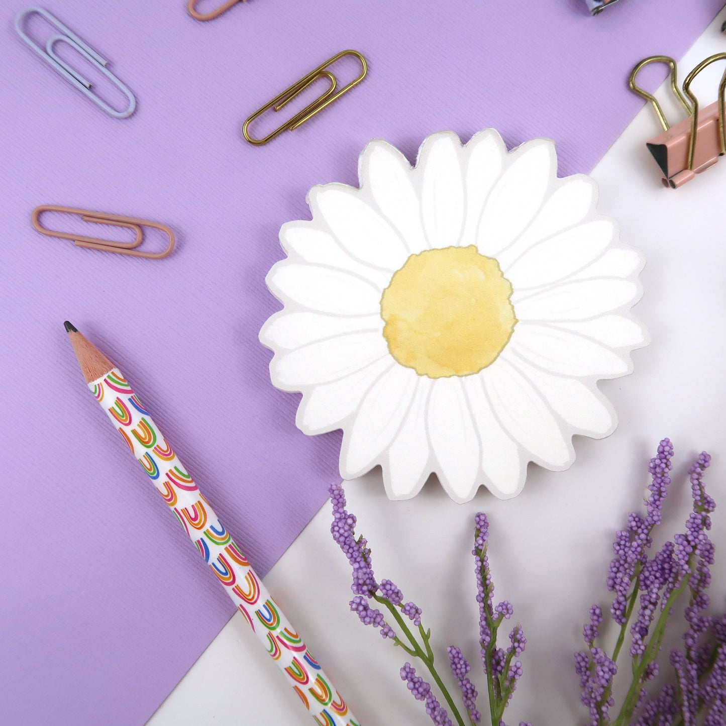 Daisy Shaped Memopad - Stationery