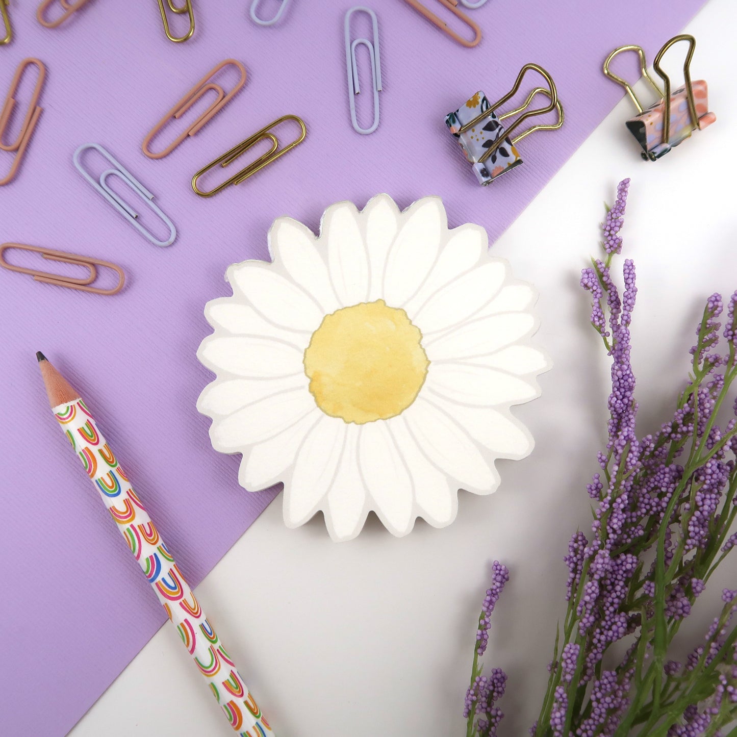 Daisy Shaped Memopad - Stationery