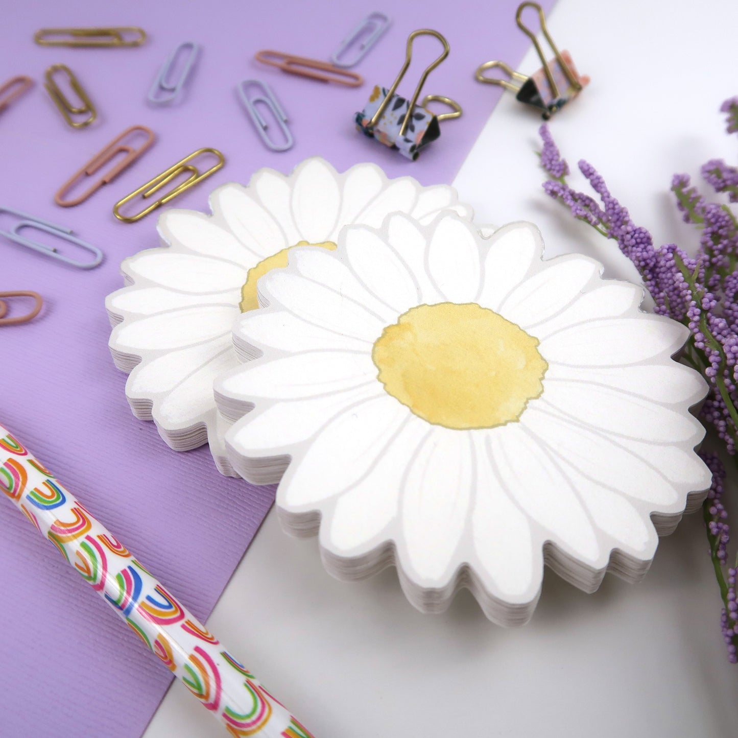 Daisy Shaped Memopad - Stationery