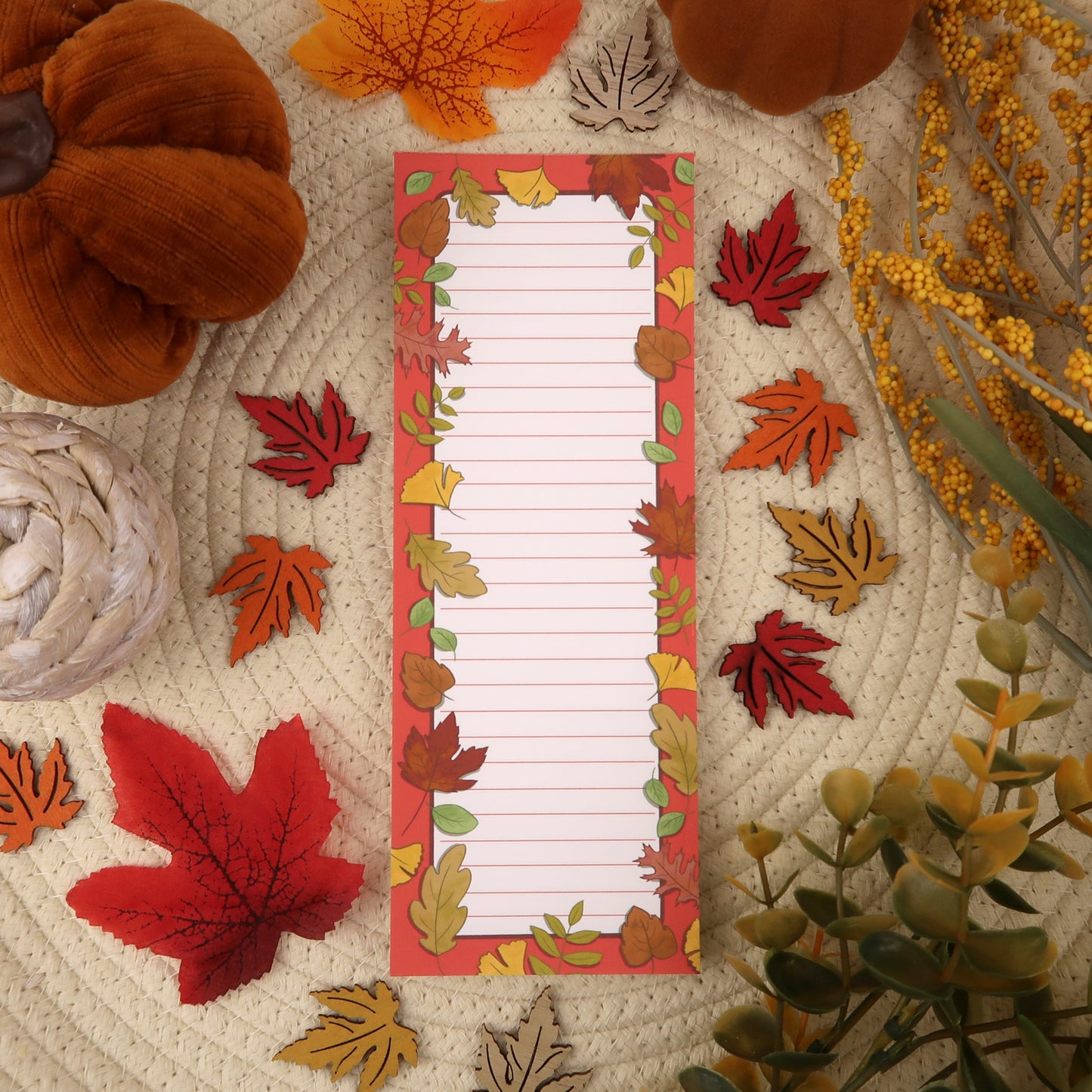 Fall Leaves To Do List Notepad - Stationery