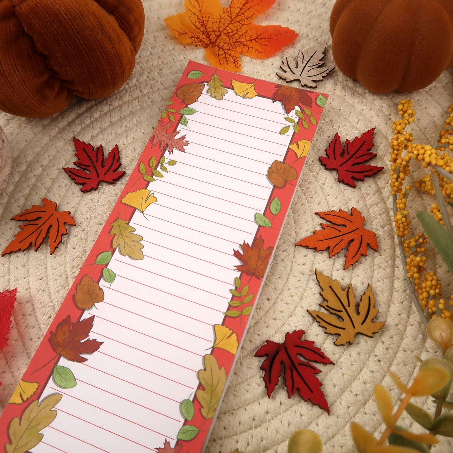 Fall Leaves To Do List Notepad - Stationery