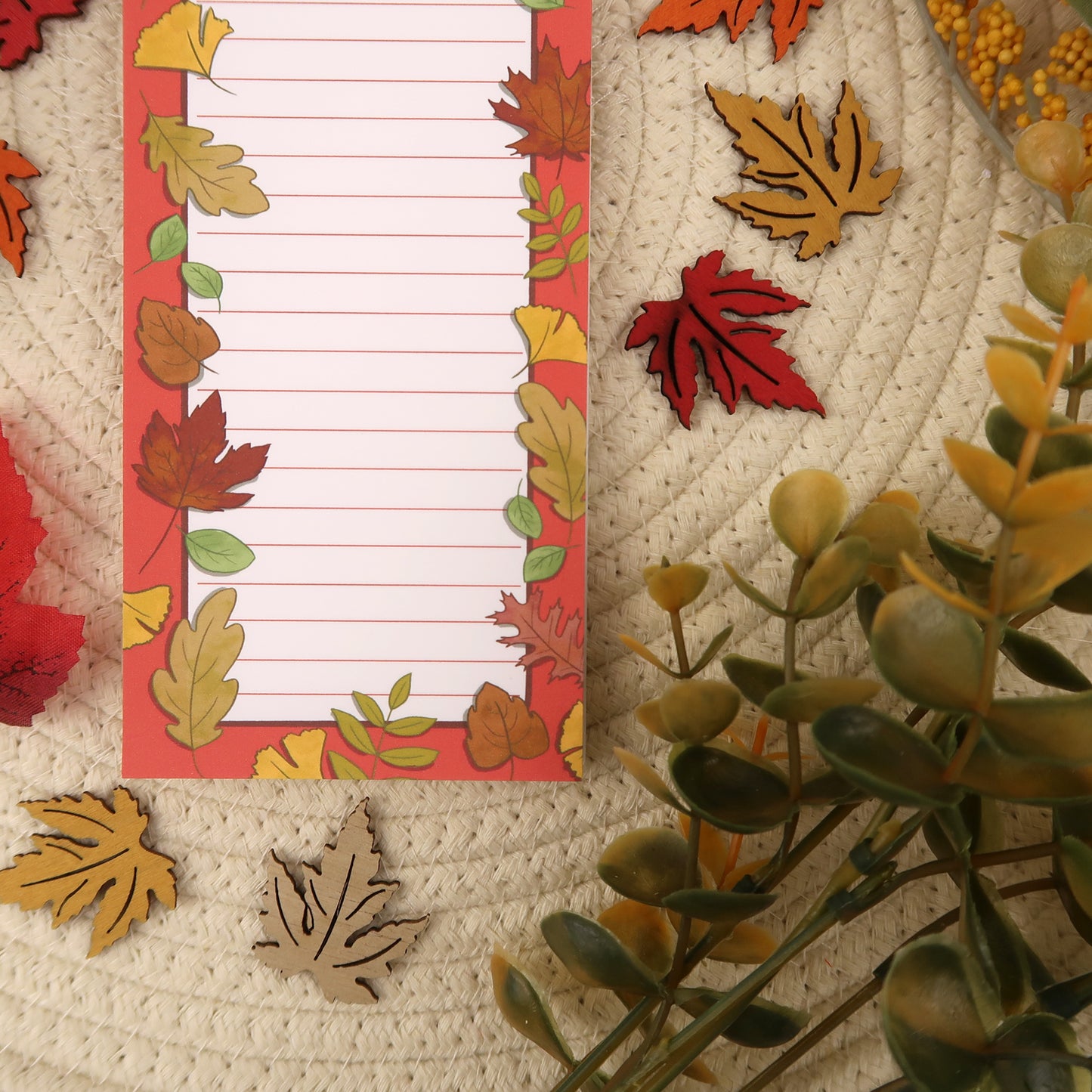 Fall Leaves To Do List Notepad - Stationery