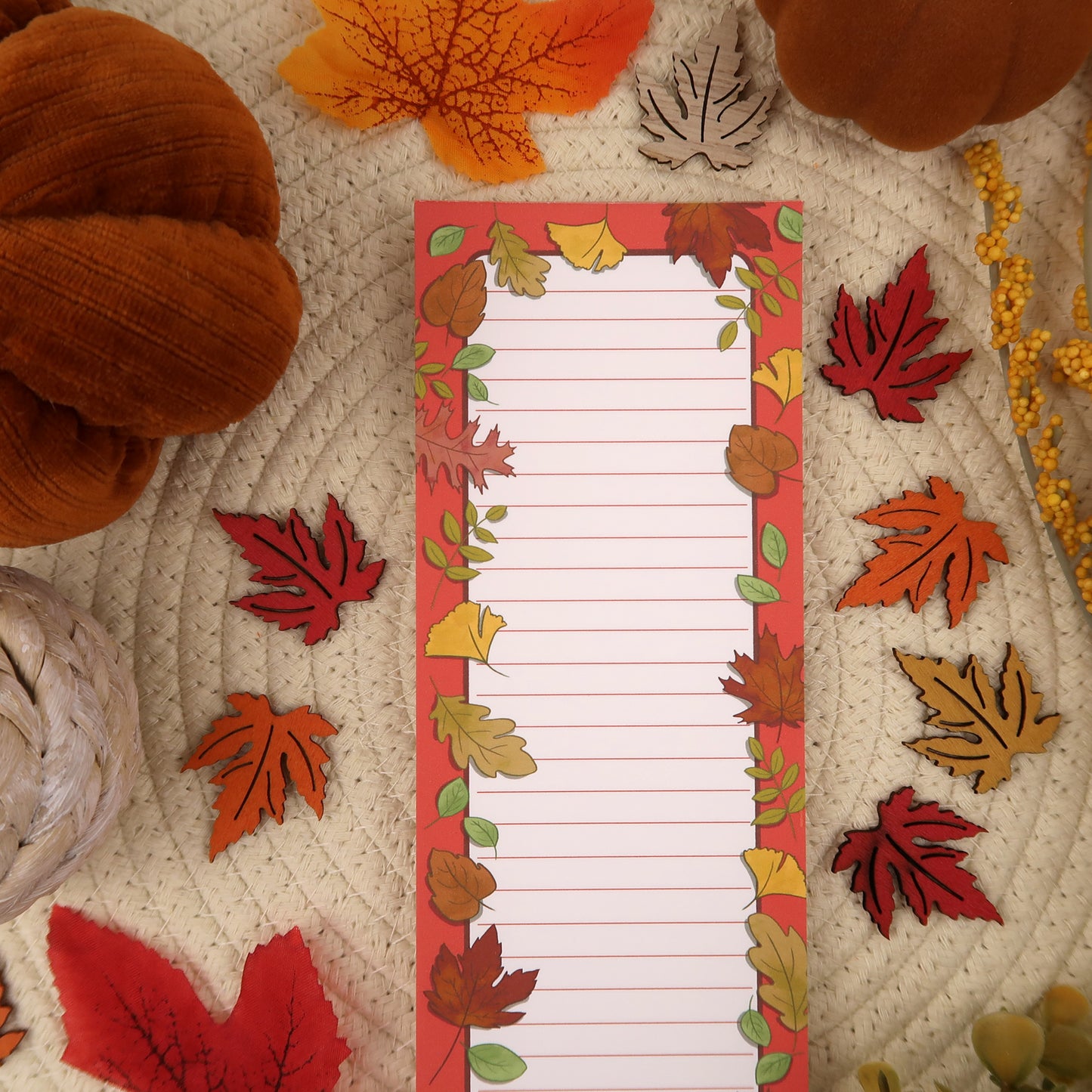 Fall Leaves To Do List Notepad - Stationery