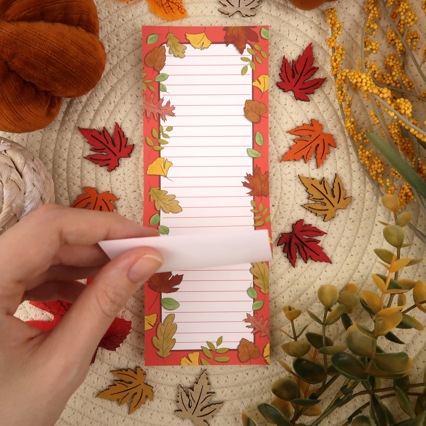 Fall Leaves To Do List Notepad - Stationery