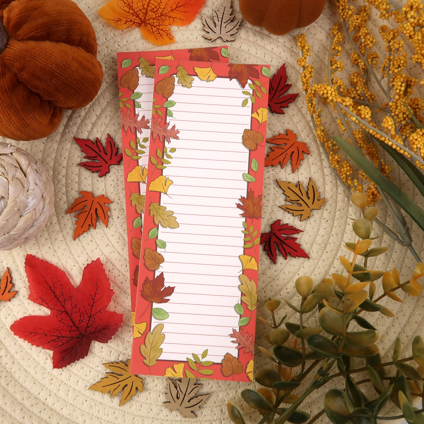 Fall Leaves To Do List Notepad - Stationery