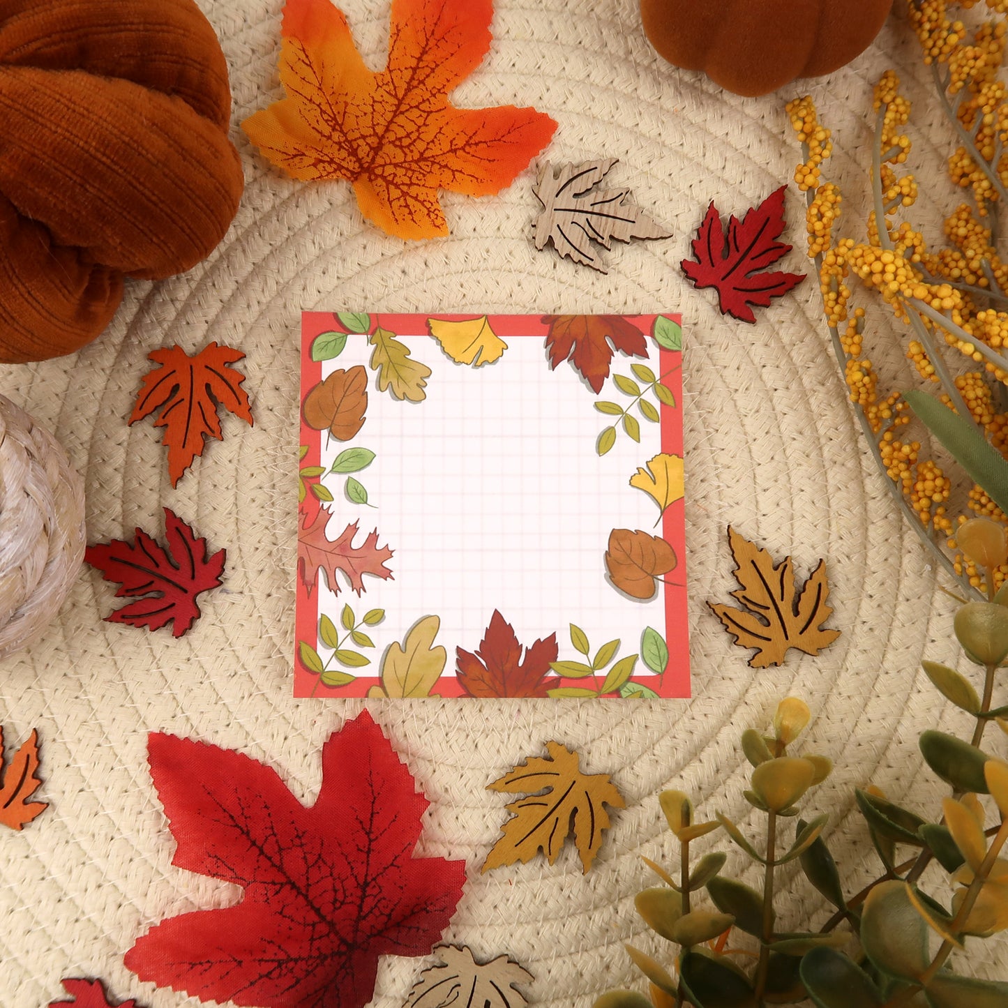 Fall Leaves Notepad - Stationery