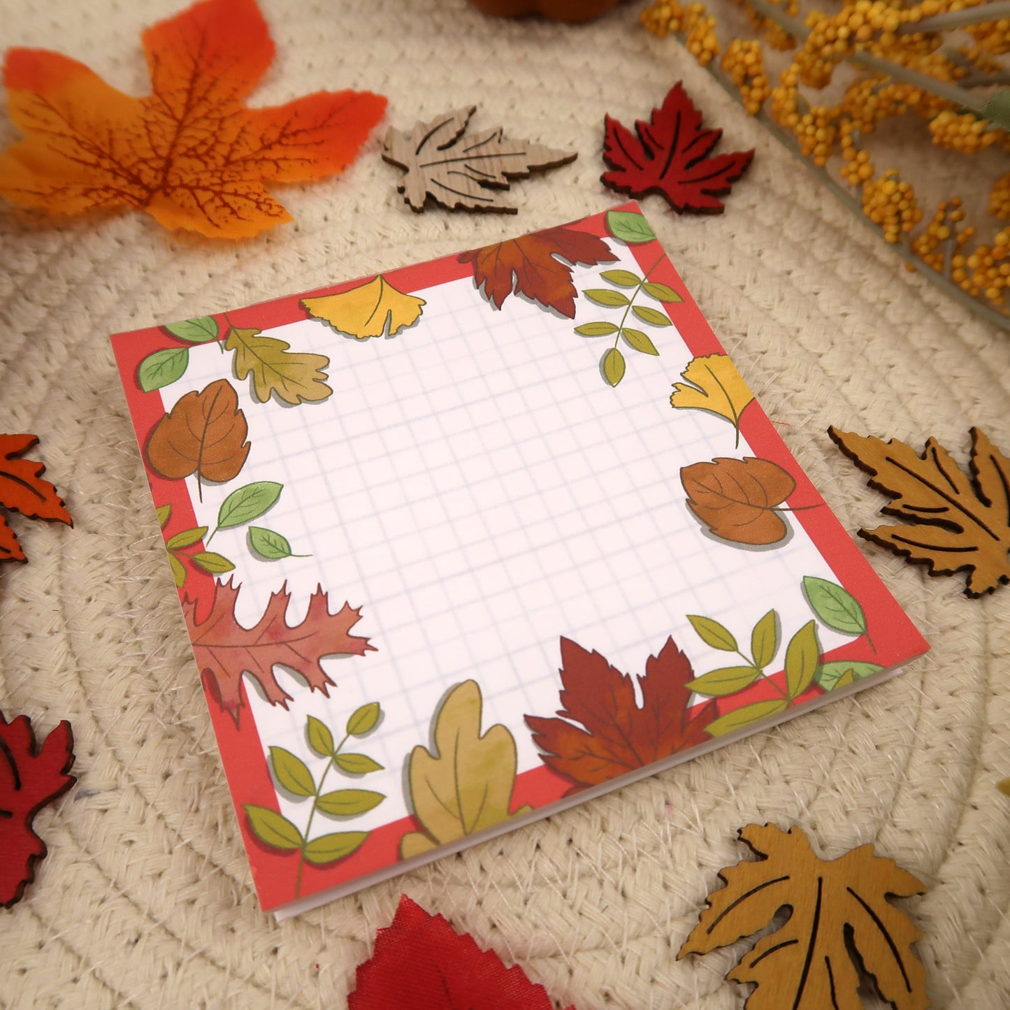 Fall Leaves Notepad - Stationery