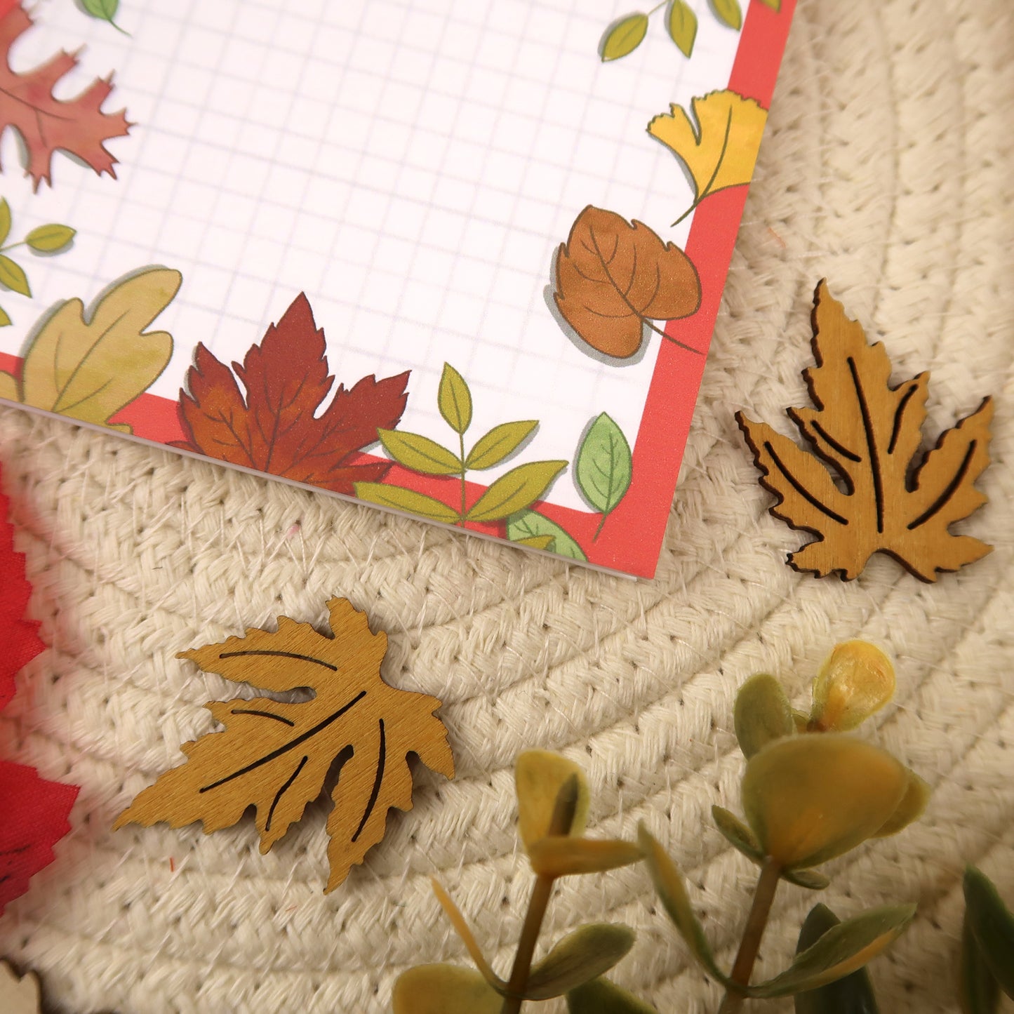 Fall Leaves Notepad - Stationery