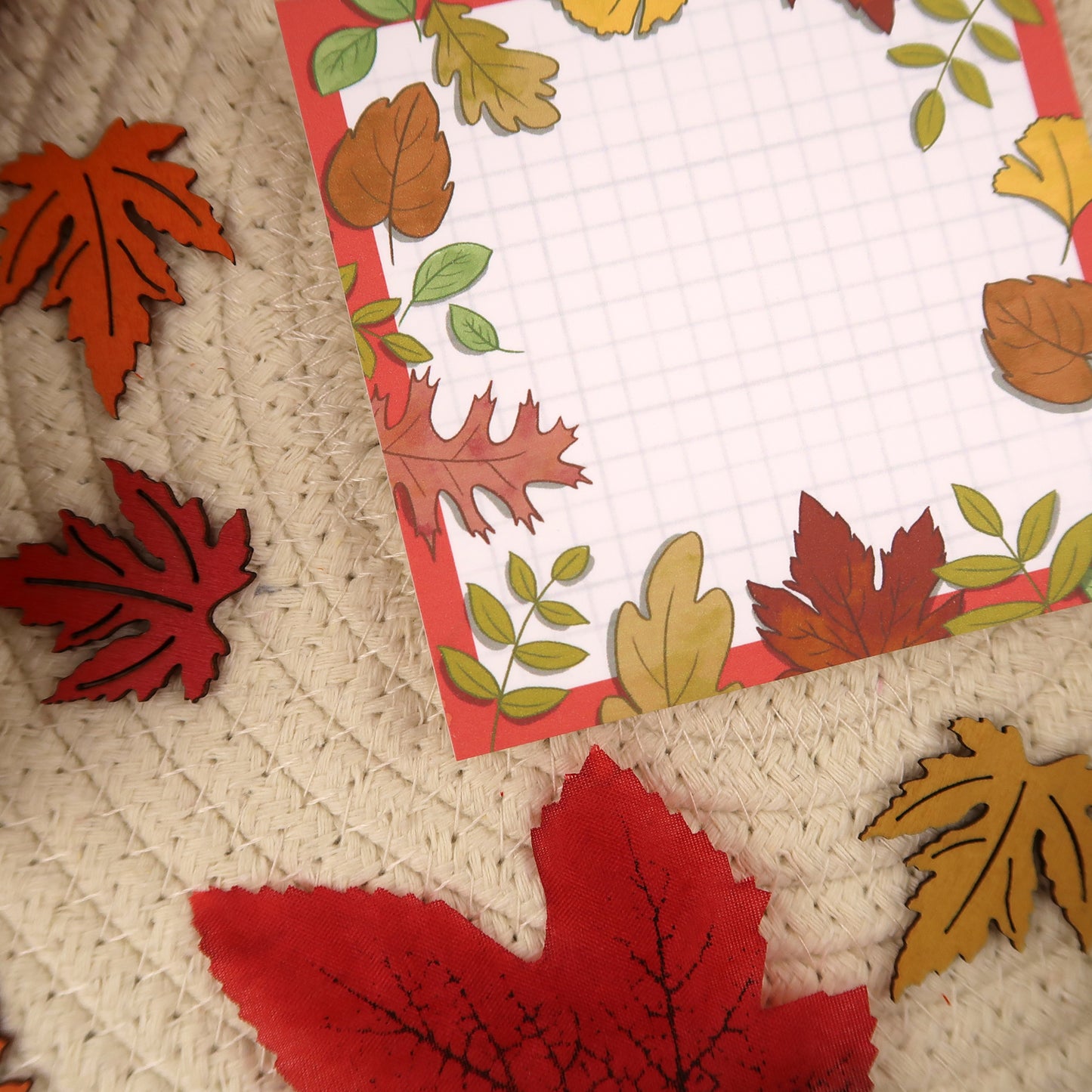 Fall Leaves Notepad - Stationery