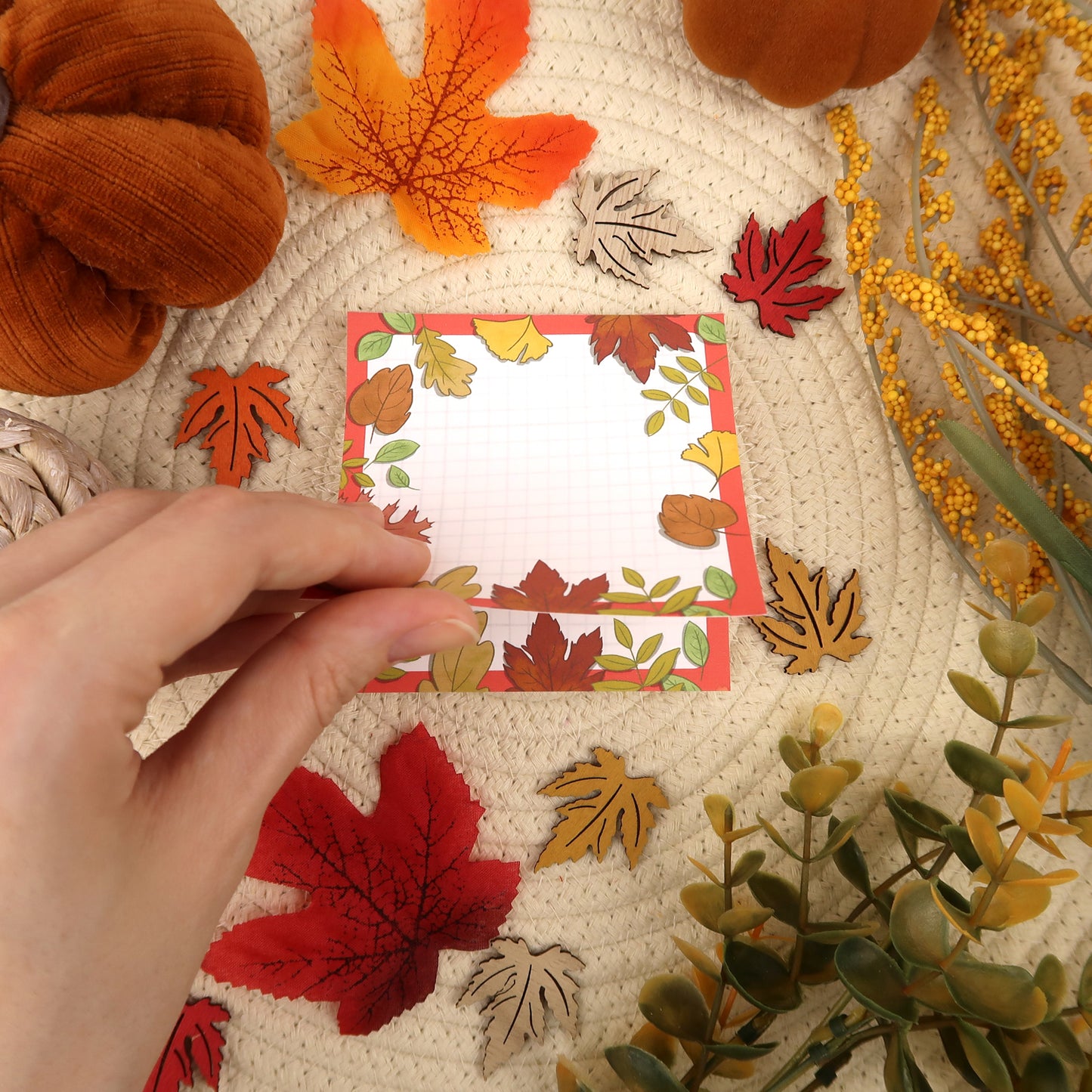 Fall Leaves Notepad - Stationery