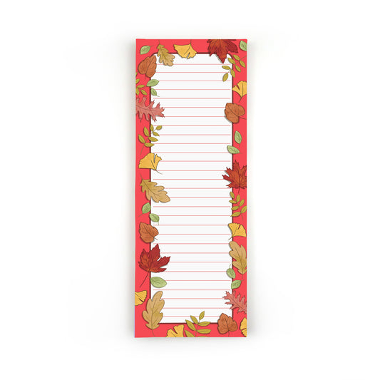 Fall Leaves To Do List Notepad - Stationery
