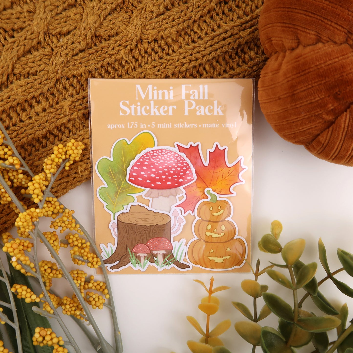 Fall Mini Sticker Pack - Matte Vinyl