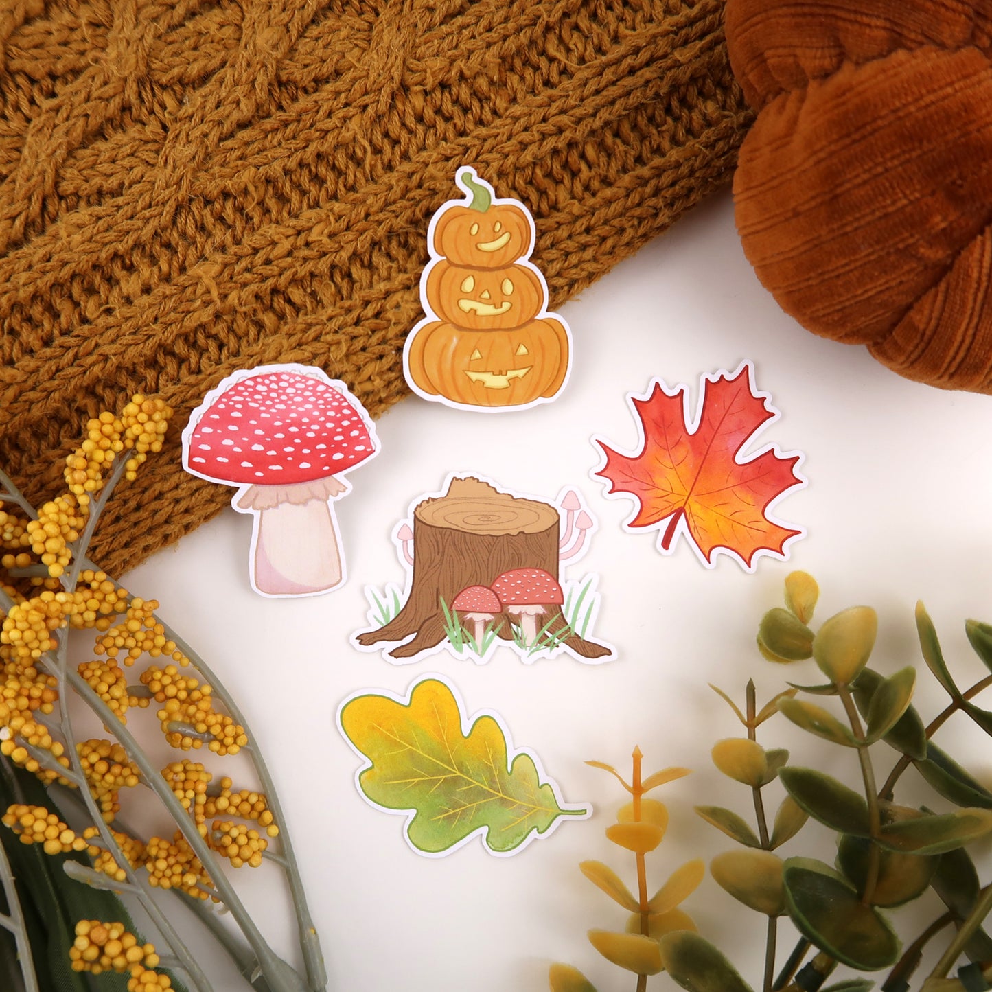 Fall Mini Sticker Pack - Matte Vinyl