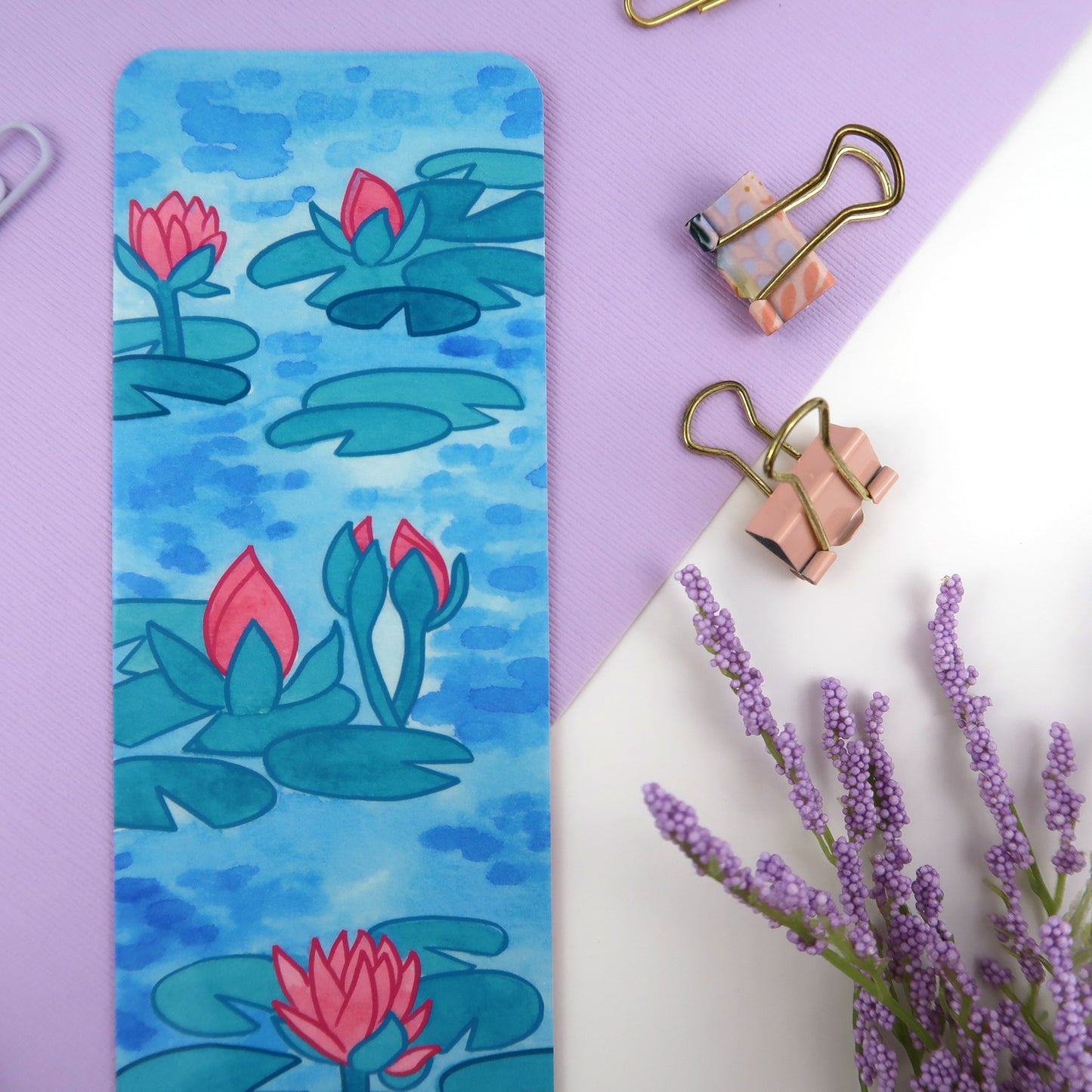 Lilypads Bookmark