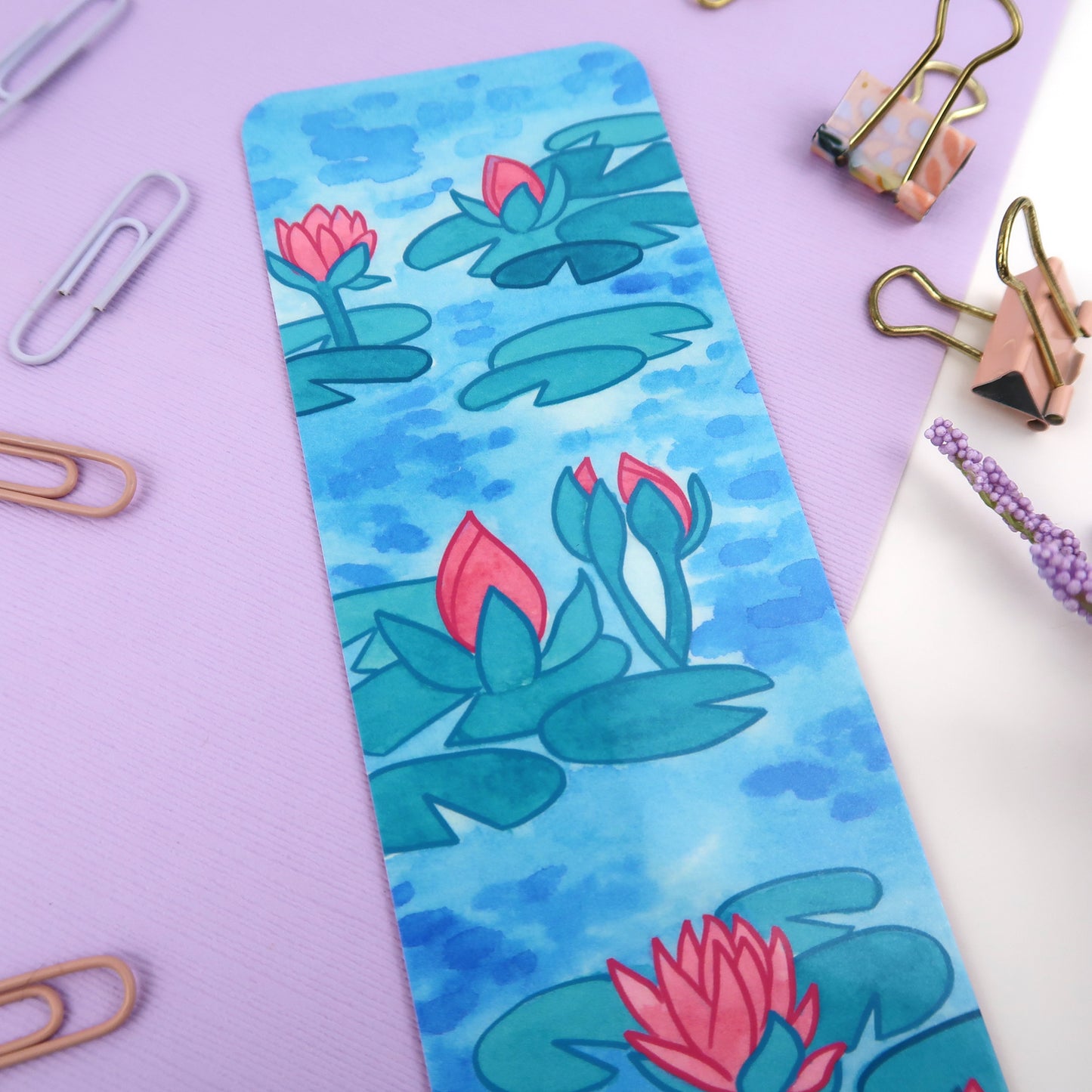 Lilypads Bookmark
