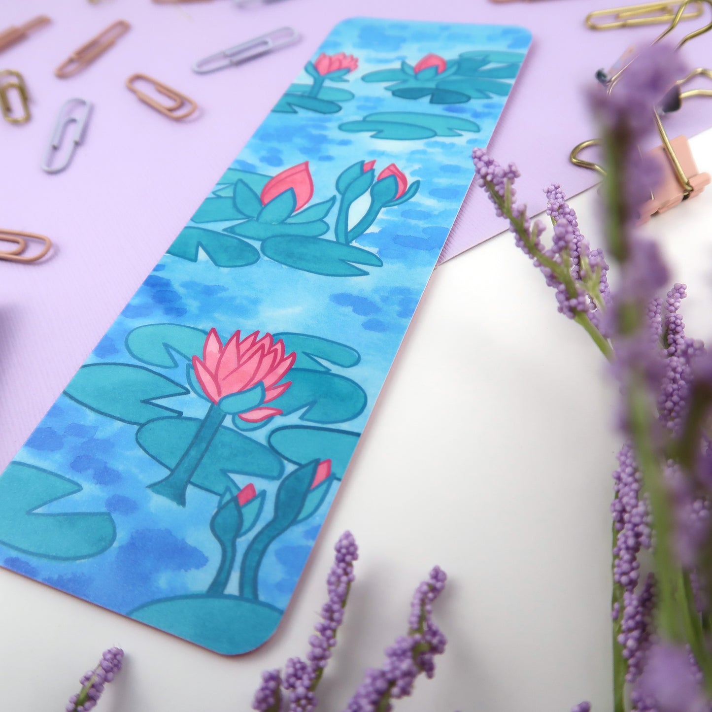 Lilypads Bookmark