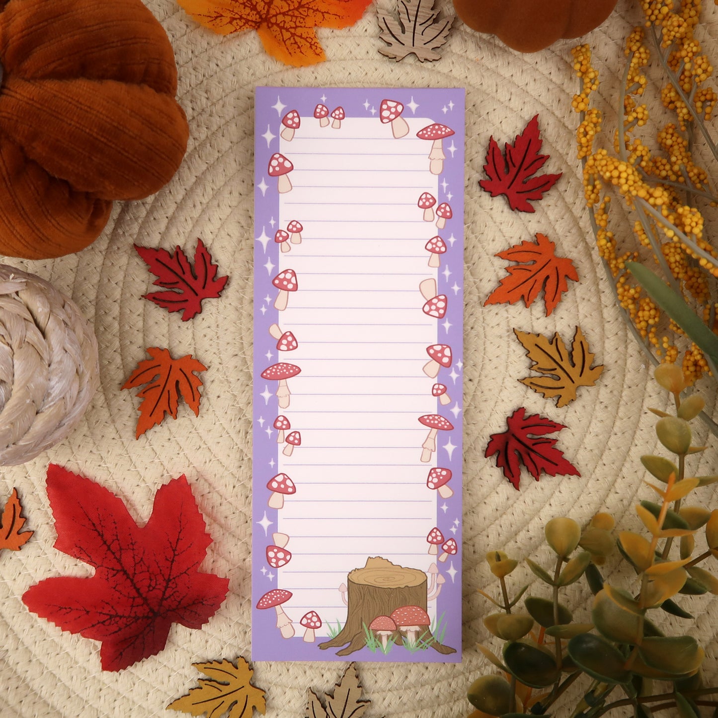 Mushroom Stump To Do List Notepad - Stationery
