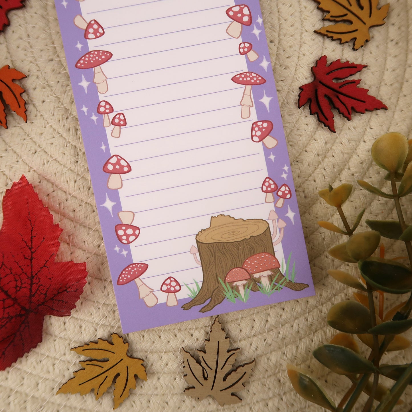 Mushroom Stump To Do List Notepad - Stationery