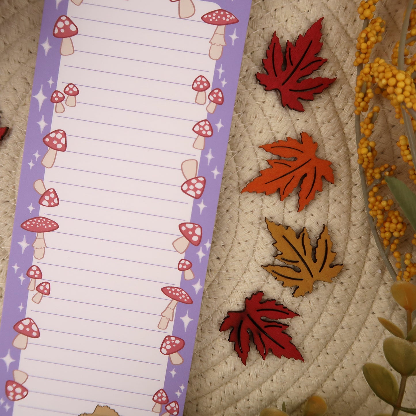 Mushroom Stump To Do List Notepad - Stationery
