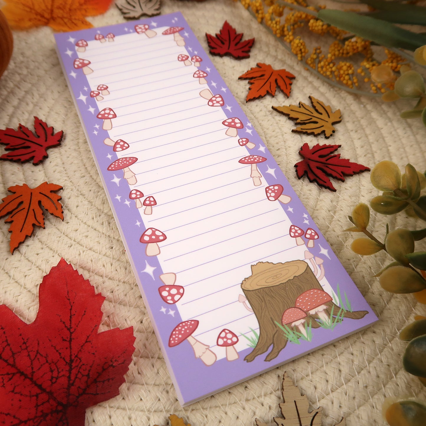 Mushroom Stump To Do List Notepad - Stationery