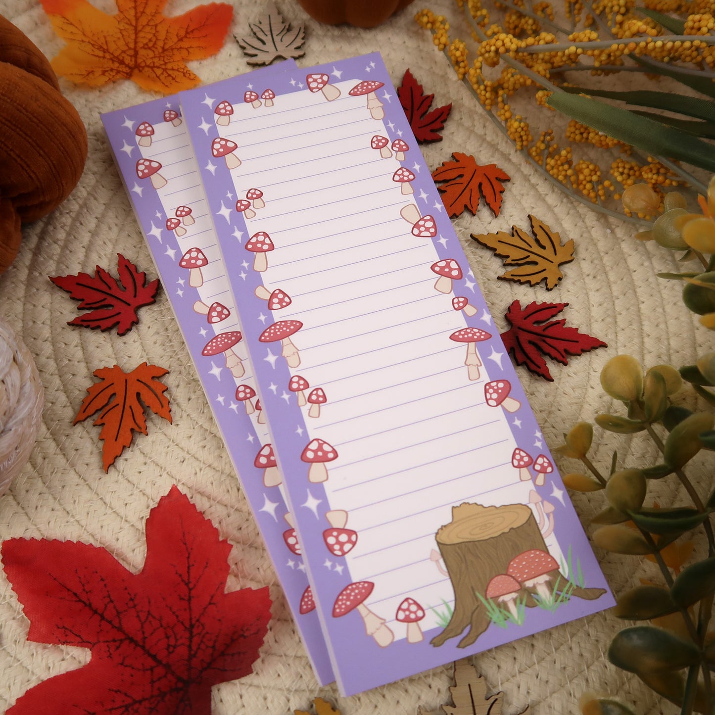 Mushroom Stump To Do List Notepad - Stationery