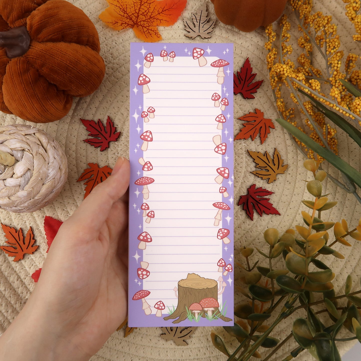 Mushroom Stump To Do List Notepad - Stationery