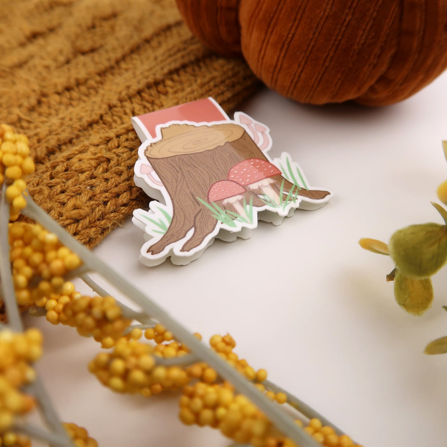Mushroom Stump - Magnetic Bookmark