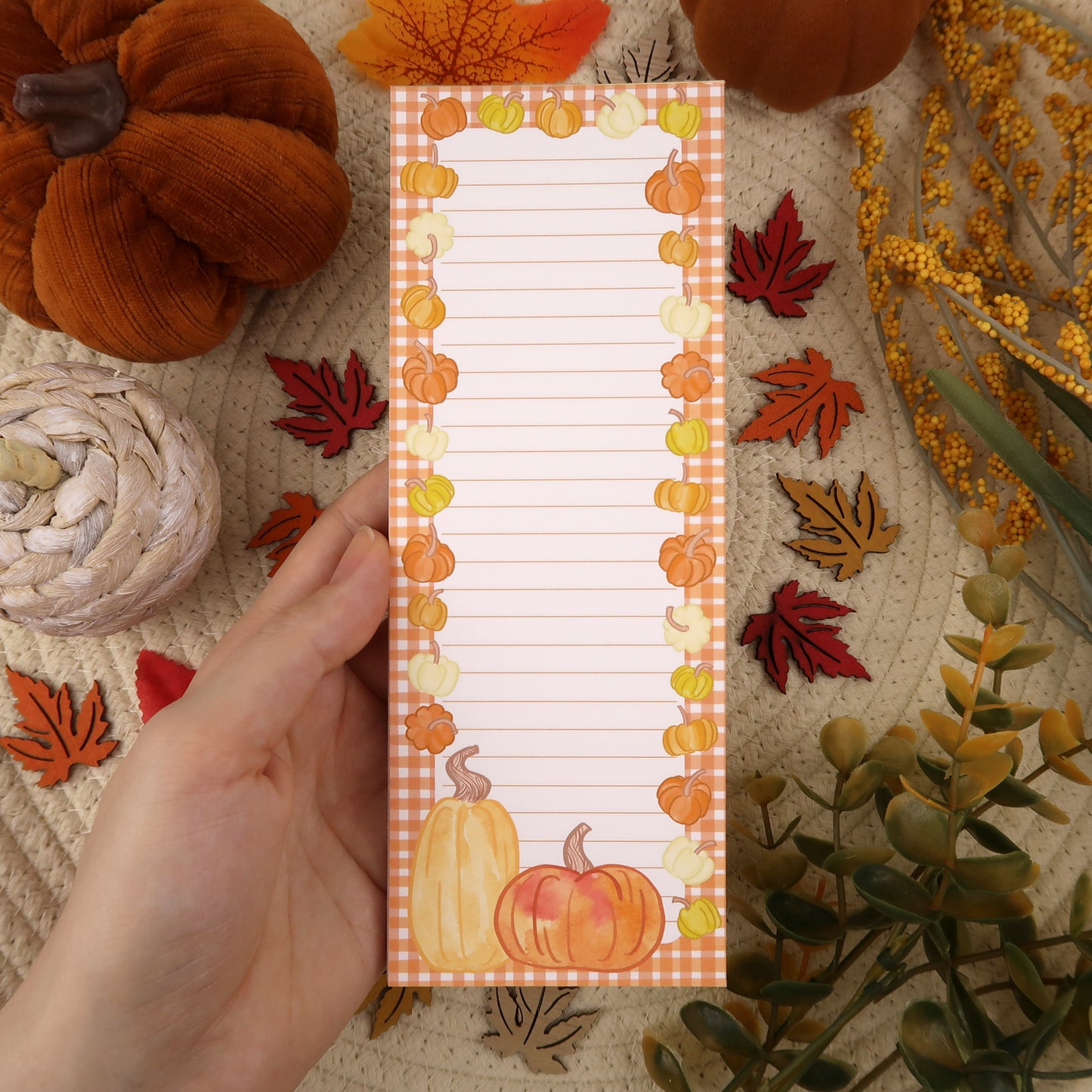 Pumpkins To Do List Notepad - Stationery