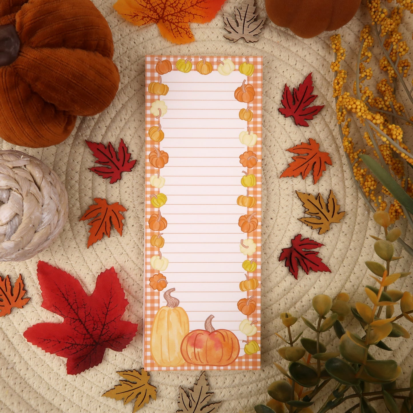 Pumpkins To Do List Notepad - Stationery