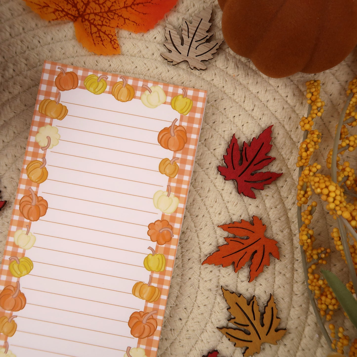 Pumpkins To Do List Notepad - Stationery