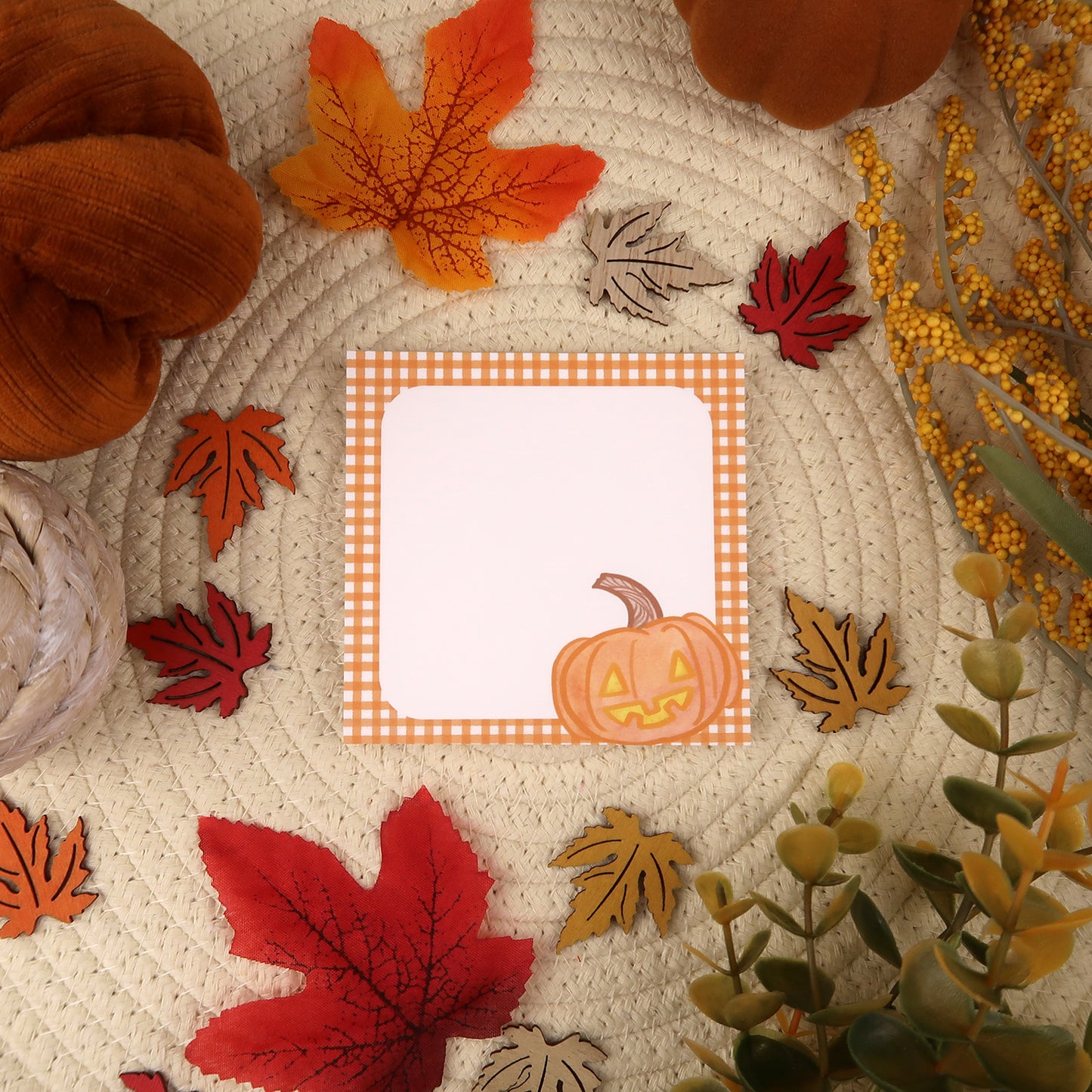 Jack O'Lantern Pumpkin Notepad - Stationery