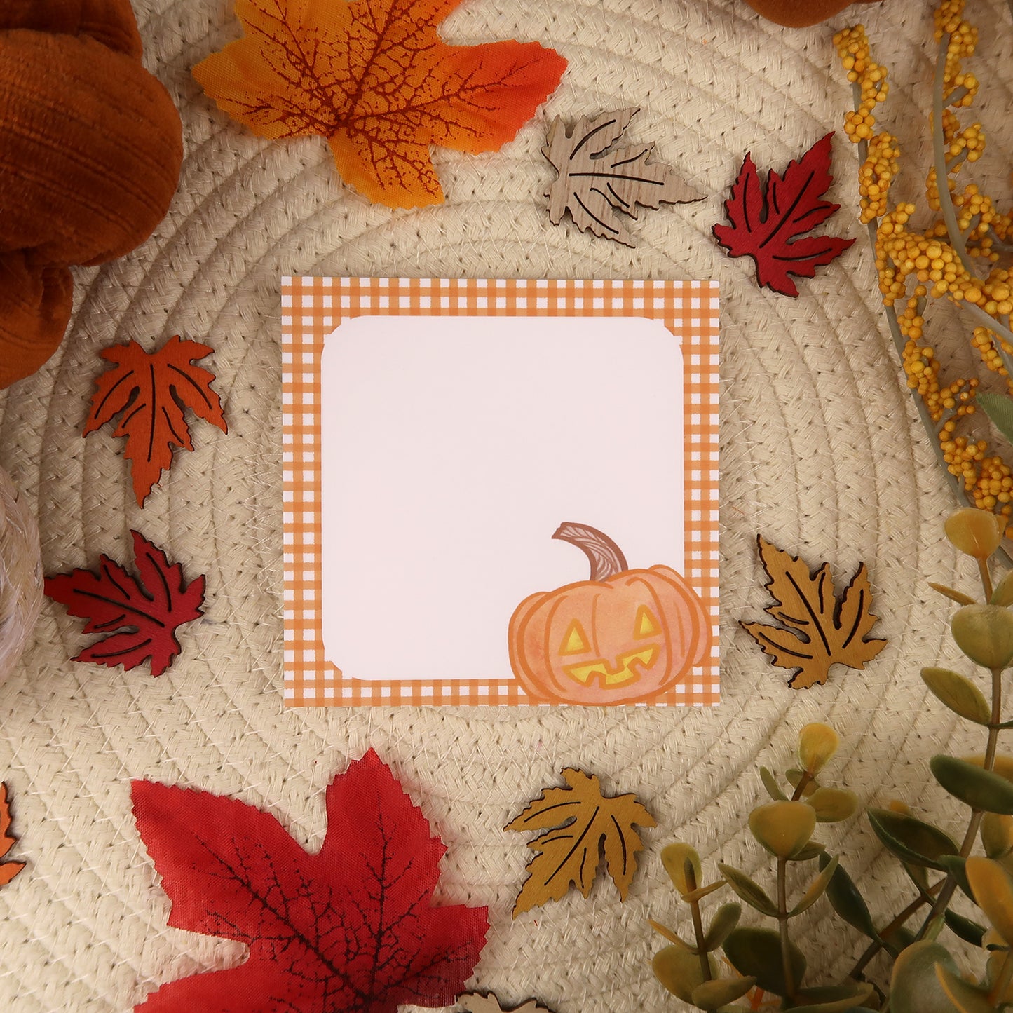 Jack O'Lantern Pumpkin Notepad - Stationery