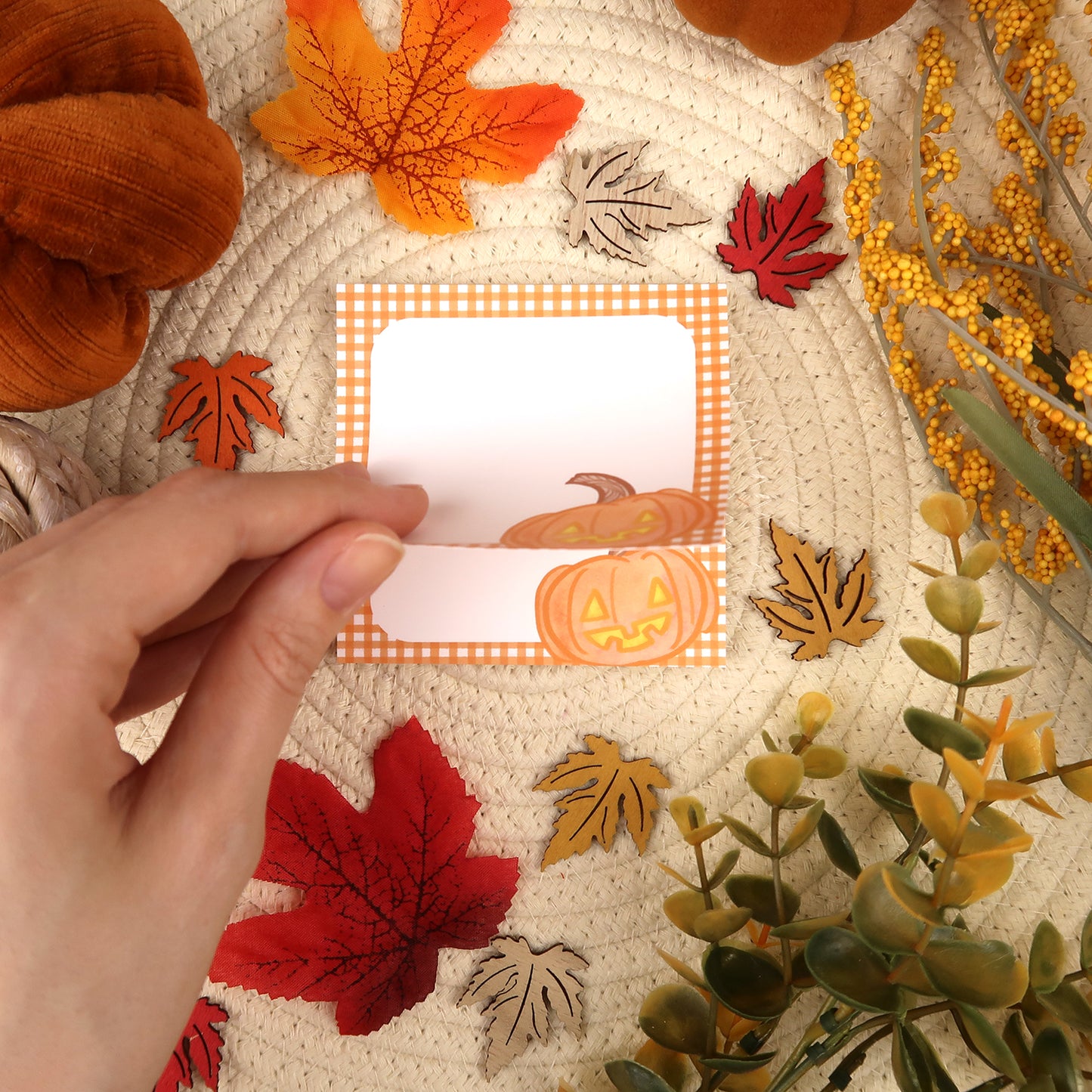 Jack O'Lantern Pumpkin Notepad - Stationery