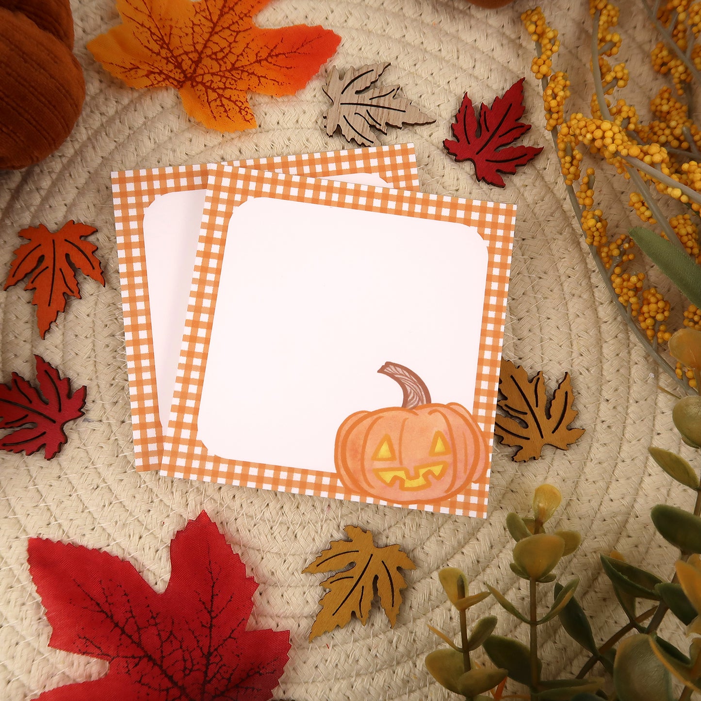 Jack O'Lantern Pumpkin Notepad - Stationery