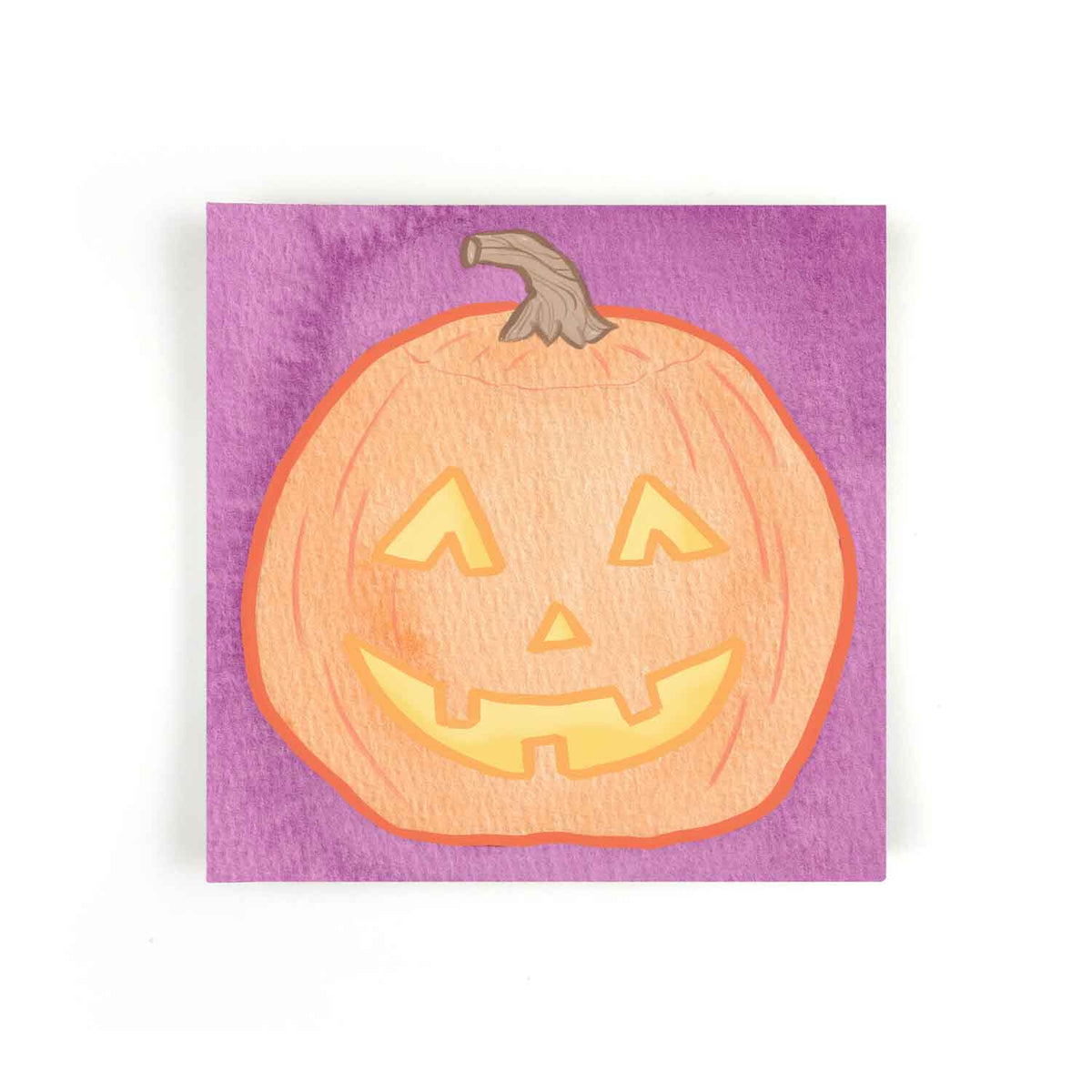 Purple Pumpkin Notepad - Stationery