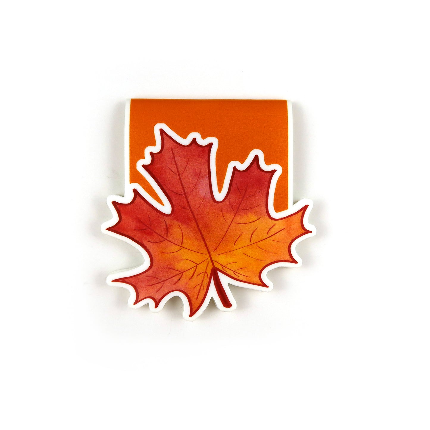 Red Maple Leaf - Magnetic Bookmark